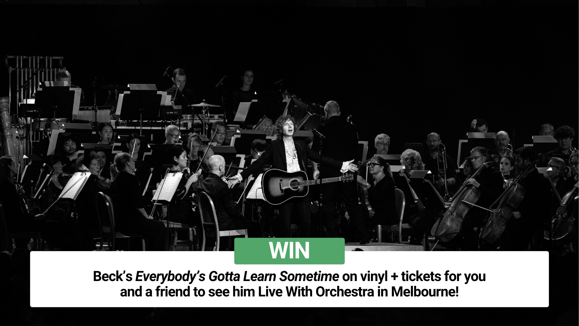 Beck 2026 vinyl and ticket GOC