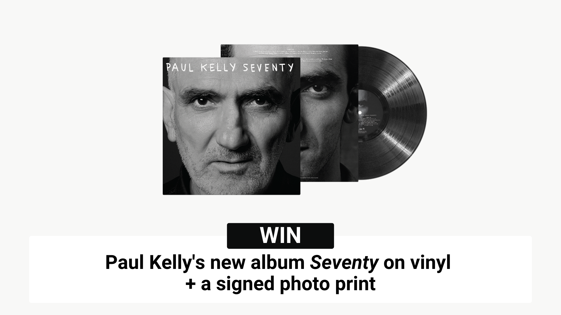 Paul Kelly Seventy 2025 GOS