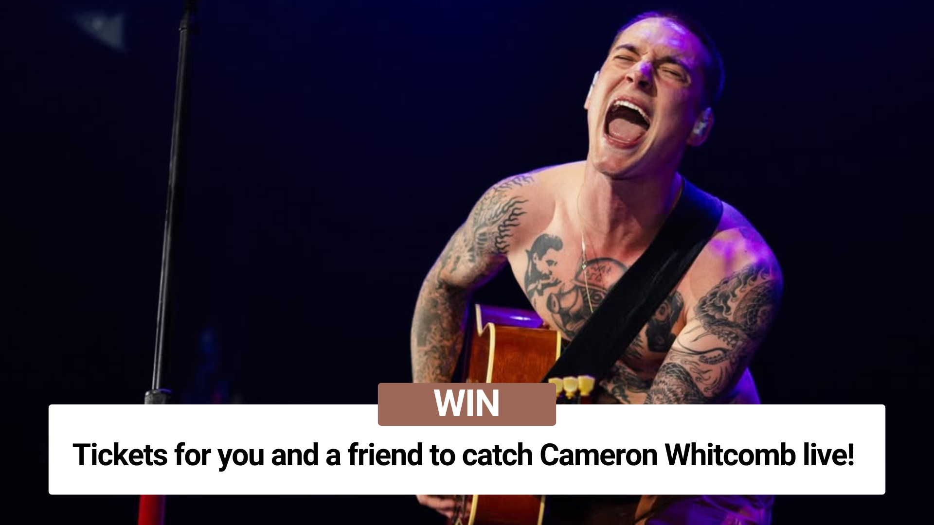 Cameron Whitcomb 2026 Ticket Comp (Country newsletter)