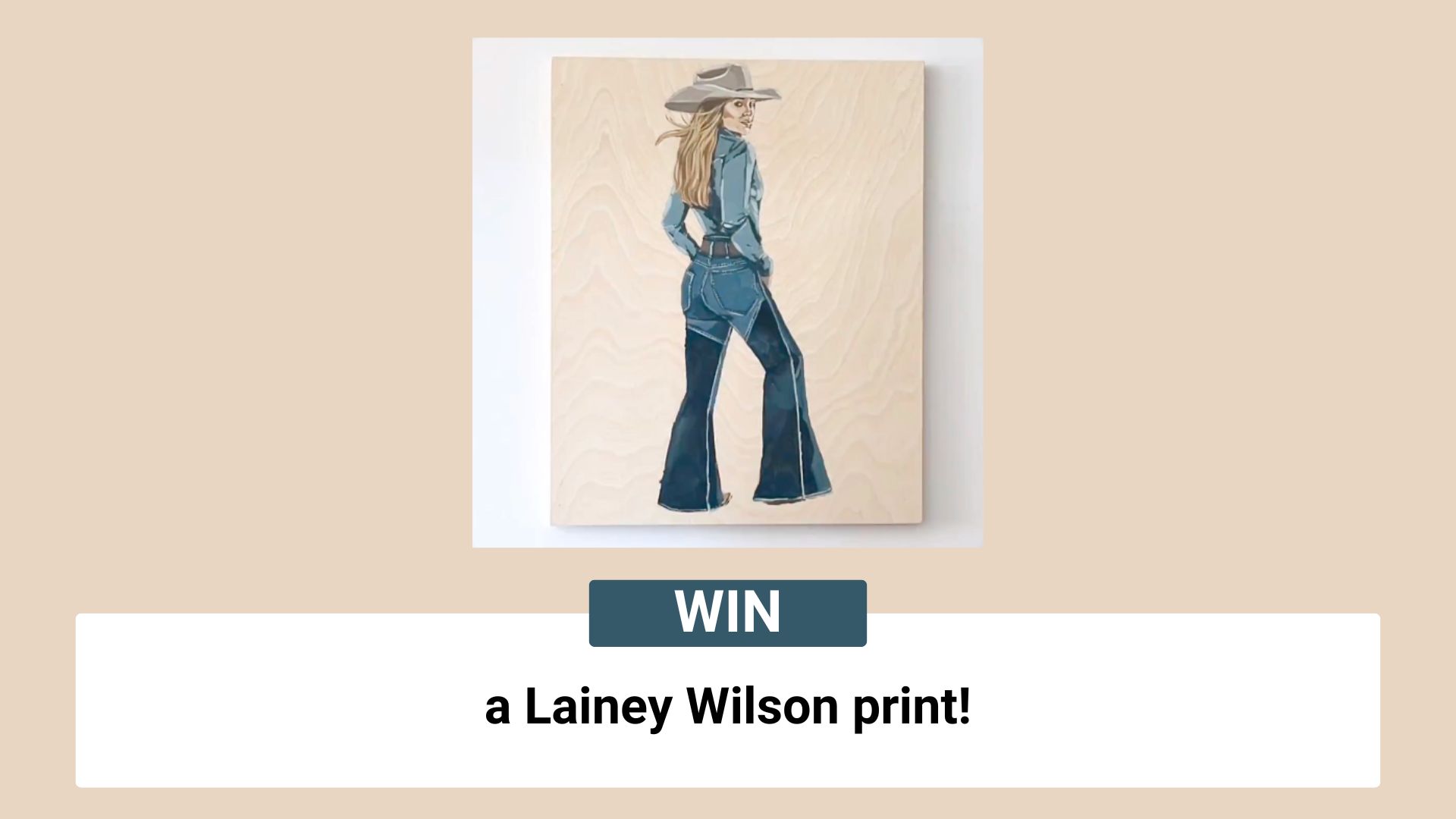 Win a Lainey Wilson print!