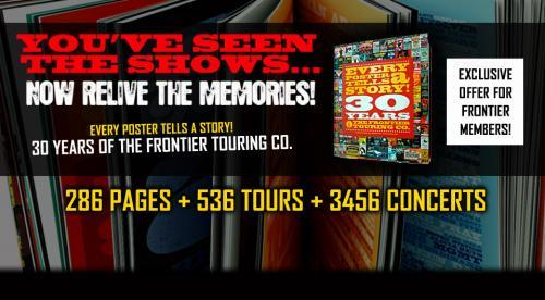 30 years of Frontier Touring poster book